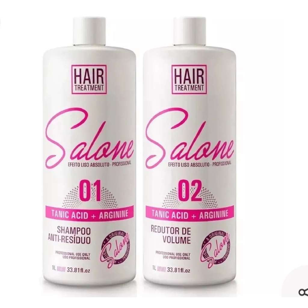 Kit Salone 2x1000ml progressiva maravilhosa para todos tipos de cabelos a mais querida