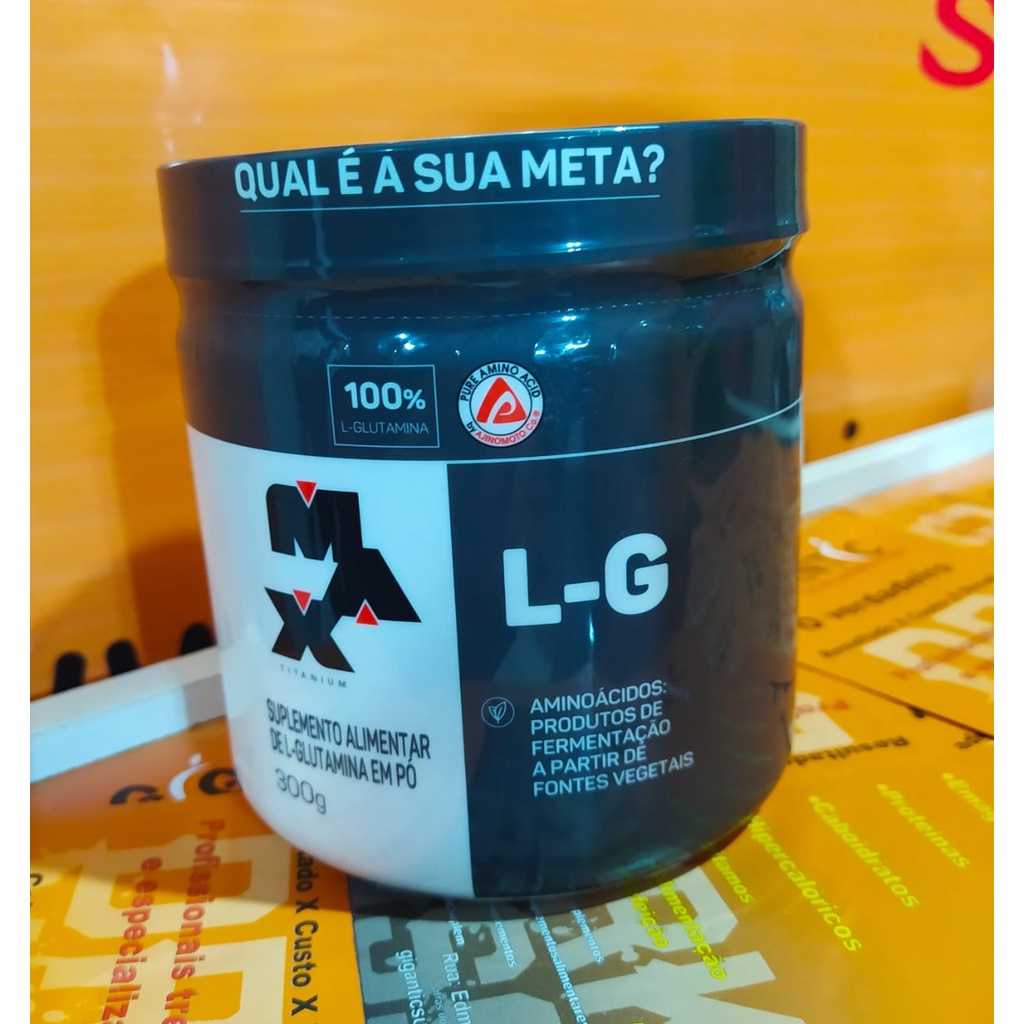 Glutamina L-G 300g Max Titanium