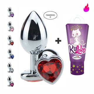 plug p jóia coração pedra + excitante ku loko prazer total dia dos namorados sex shop envio já