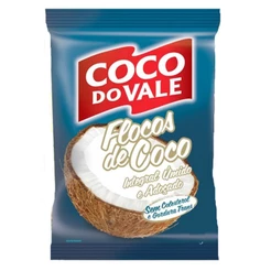Coco em Flocos Úmido Adoçado 100g - Coco Do Vale