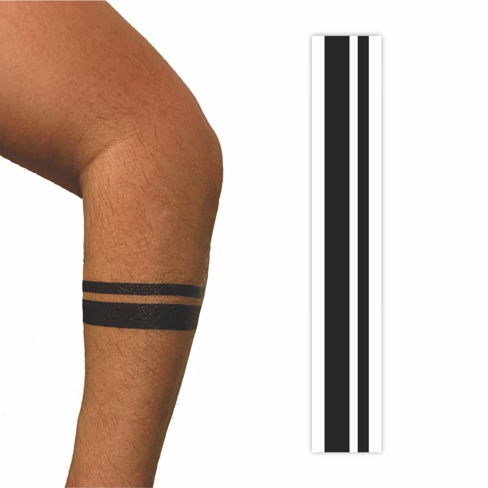 Tatuagem Temporária Bracelete Masculina Feminina | 5x30cm 029
