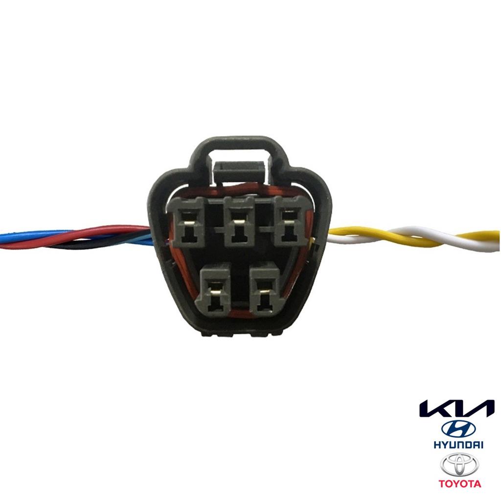 Chicote Corolla Flange 5vias 1.8/2.0 Tucson TC Conector Femea
