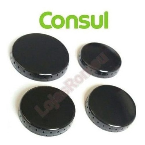 Kit 4 Espalhador Fogão Consul Erva Doce 1 Gd + 3 P Original