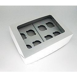 Caixa Embalagem para mini cupcake (08 ou 12 Mini Cupcakes) em Oferta na Shopee