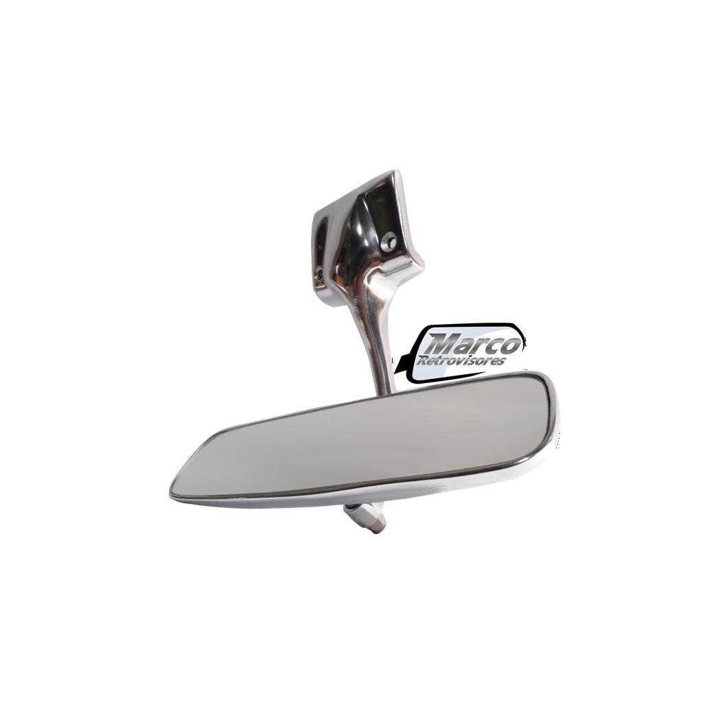Retrovisor Opala Interno - Caravan 56/78 Antigo Alumínio Metagal em Oferta na Shopee