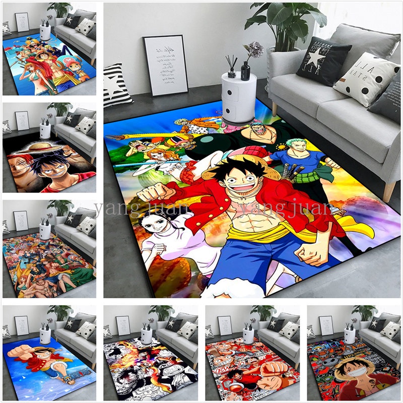 Uma peça dos desenhos animados Anime tapete estudo sala de estar sofá mesa de centro tapete de cabeceira quarto tapete d