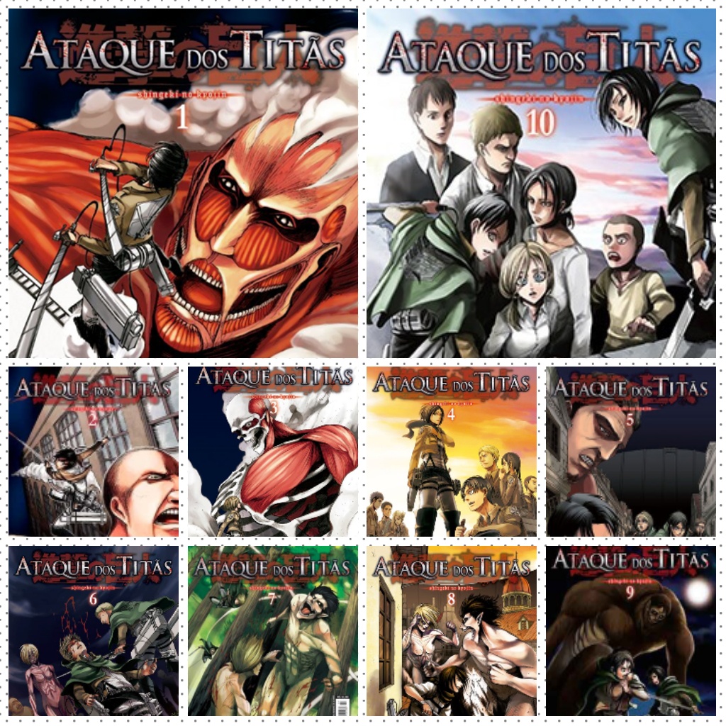 Mangá Ataque Dos Titãs