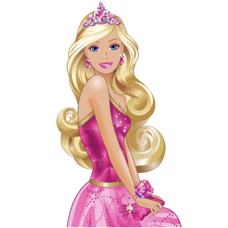 Display Busto Barbie Princesa 60cm