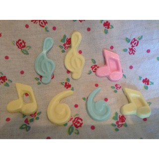 50 Sabonetes notas musicais <