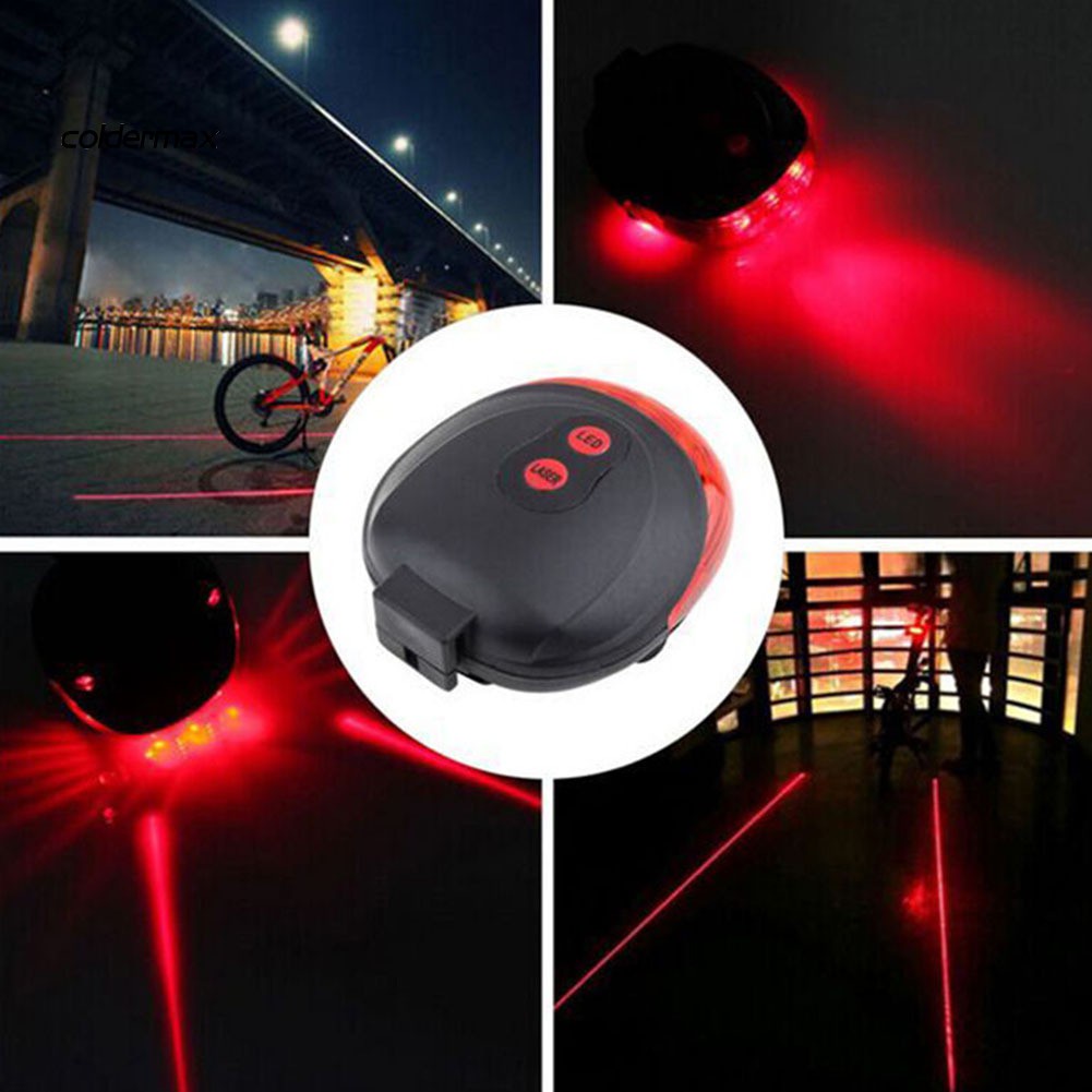 Led de Bike Laser Para Mountain Farol Traseiro Para Aviso De Bicicleta Ciclismo