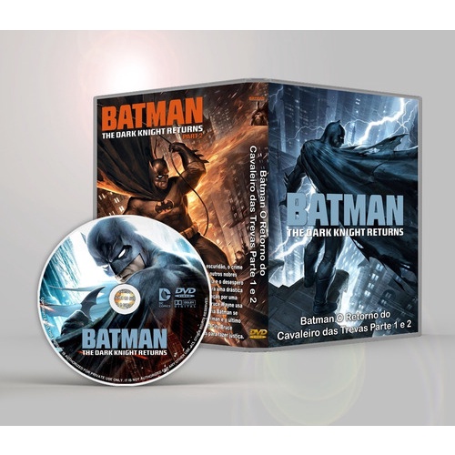 Dvd Batman O Cavaleiro Das Trevas Resurge Parte 1 E 2