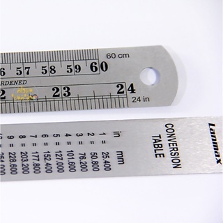 Régua de Aço Inoxidável 60 cm 24" Lanmax em Oferta na Shopee