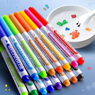 12 Pcs Escova De Água Mágica Das Crianças graffiti Caneta Marcador De Cor Marcadora Quadro Branco Pintura A Educação Educacional Brinquedos