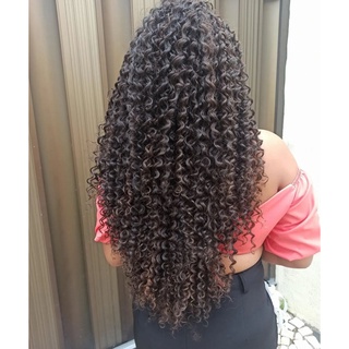 CABELO ALONGAMENTO CACHEADO APLIQUE TIPO TIC TAC 60 Centímetros