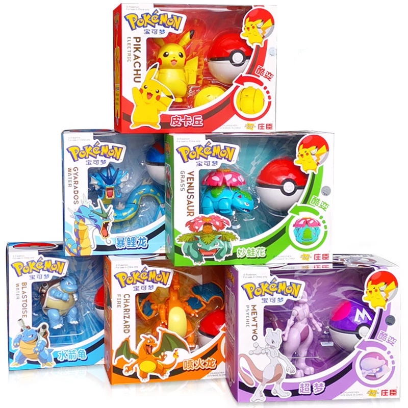 Boneco De Ação Pokemon Pikachu Infantil Brinquedo anime