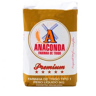 Pacote de Farinha de Trigo Anaconda Premium Tipo 1 de 5kg