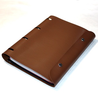 Caderno argolado fichário universitário em couro sintético com 250 folhas em Oferta na Shopee