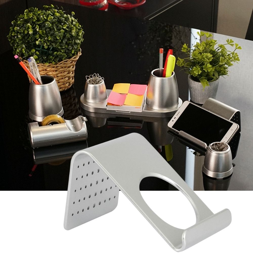 SUPORTE PARA CELULAR SUPORTE DE MESA TABLET METALIZADO - PRATA (ESTOQUE ...