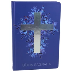 Bíblia Sagrada | NAA | Letra Normal | Capa dura | Cruz Azul