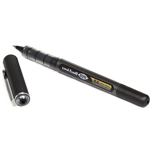 Caneta Uni Ball Eye Ultra Micro UB-150-38  Preta em Oferta na Shopee
