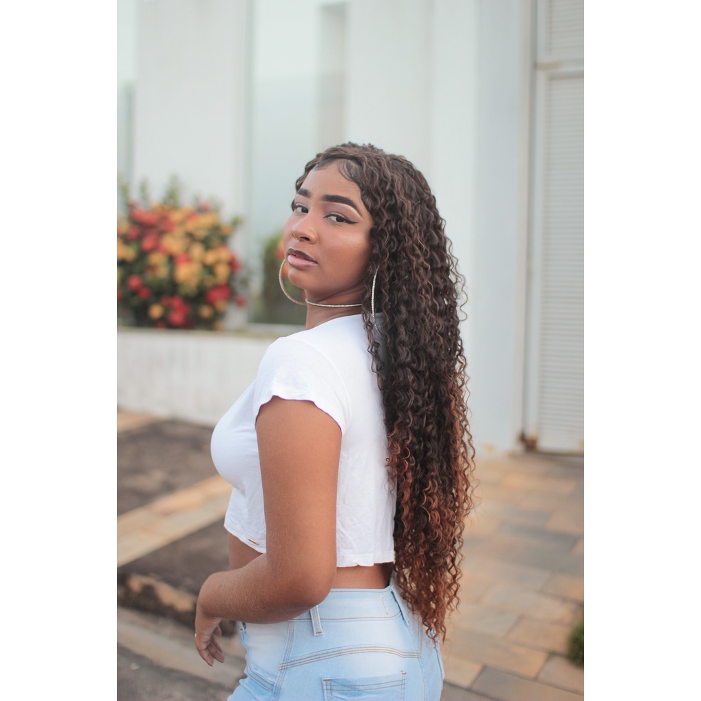 Half wig 2 em 1 vira rabo de cavalo AMANDA 72 Loja MLW — imagem 2 de 2