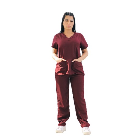 Kit 12 Pijama Hospitalar Plus Size Uniforme Profissional 10