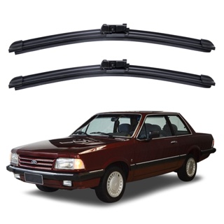 Par Palhetas Limpador Parabrisa Para Carro Ford Del Rey 1981 - 1991 Kit em Oferta na Shopee