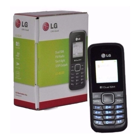 CELULAR LG B220 Dual SIM 32 MB preto 32 MB RAM