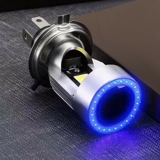 Lâmpada De Motocicleta Super Brilhante 25w 2600lm 6000k 9003 Angel Eyes Dc 12v-80v H4