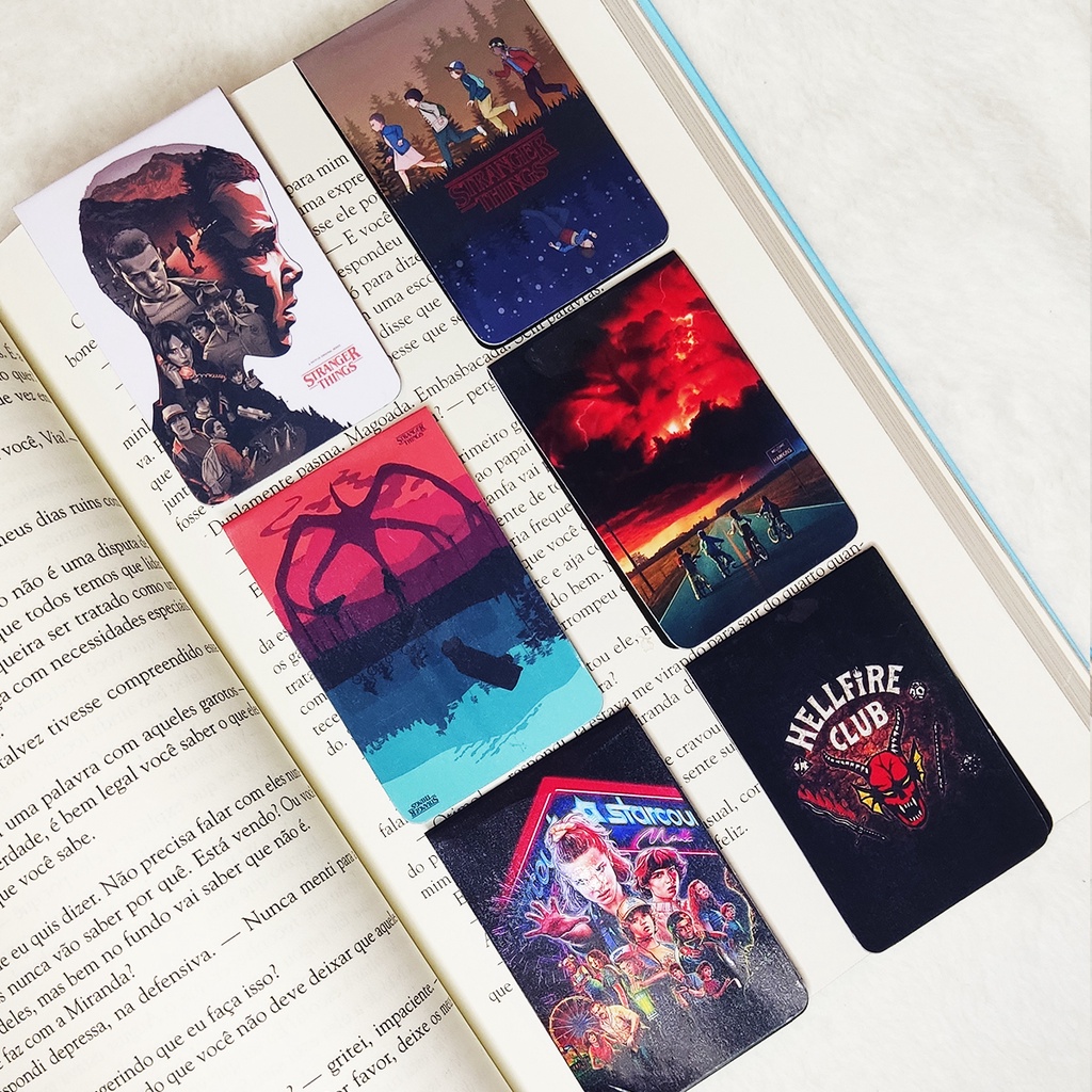 Stranger Things - Marca Página Magnético em Oferta na Shopee