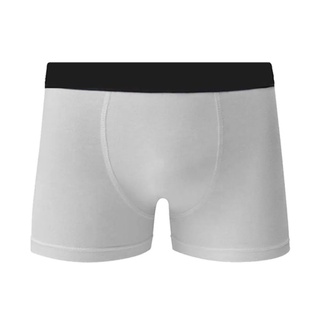 Cueca Boxer Algodão Cotton Branca Confortável C5
