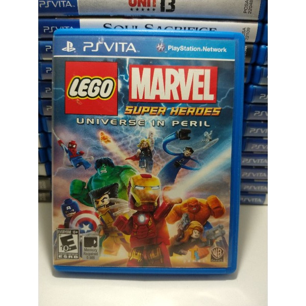 jogo ps vita lego marvel super Heroes psvita