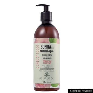Creme Para Pentear Bonita Por Natureza Todos Os Cachos 500ml