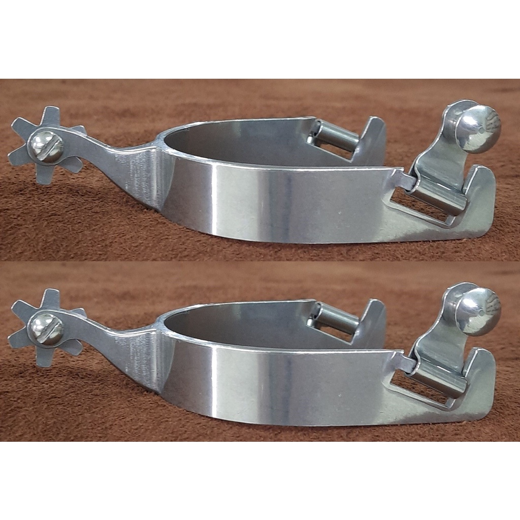 Esporas do Team roping inox modelo leve  produto de alta qualidade e acabamento fino