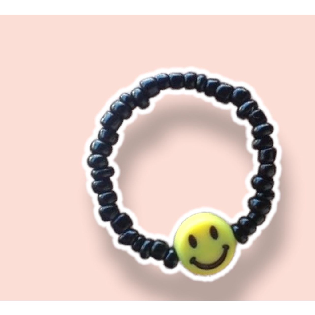 anel smile aestetic  masculino preto