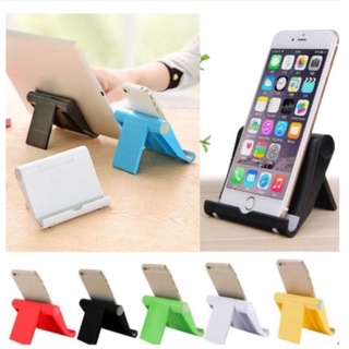 Mini Suporte de Plástico Mesa para Celular Smartphones Tablet Universal Dobrável Ajustável