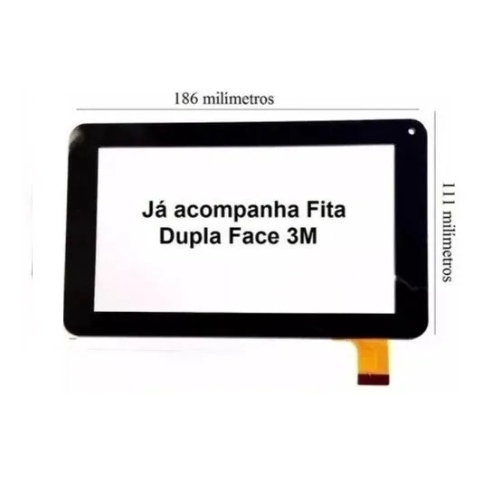 Tela Vidro Touch Tablet Qbex Zupin Tx120 Tx 120 7 Polegadas