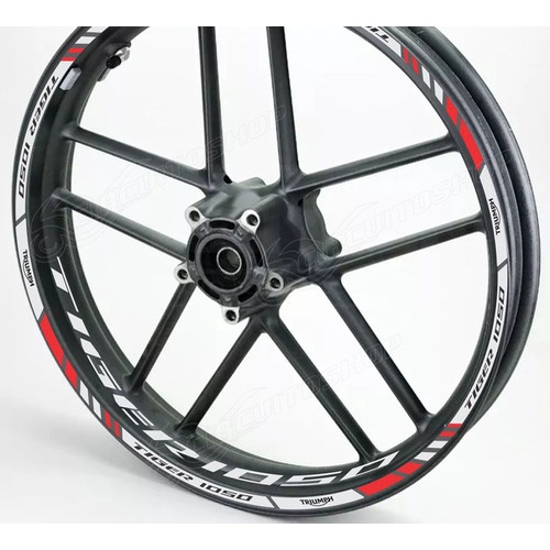 Friso + Adesivo Refletivo M10 Roda Moto Triumph Tiger 1050