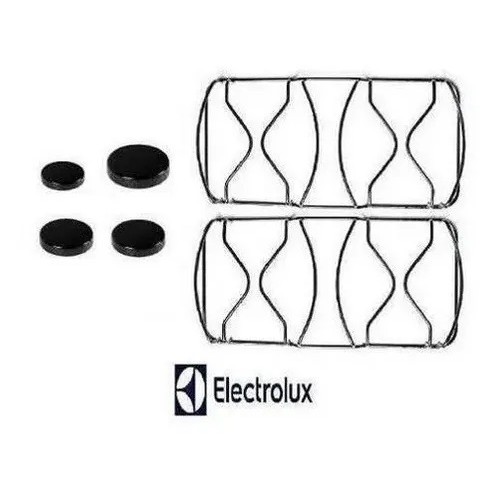 Kit Espalhador + Grelha Peças Fogão Eletrolux 50sb 4 Bocas
