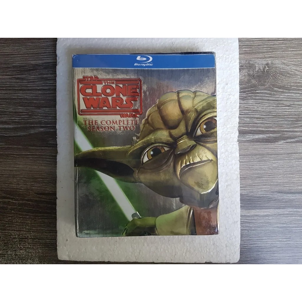 Blu Ray Digibook Star Wars Clone Wars 2ª Temporada - Duplo, Lacrado. Raridade!