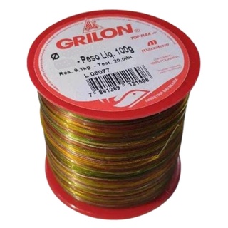 Linha De Pesca Grilon Multicolor 100 Gramas 0,40 Mm 20 Lbs
