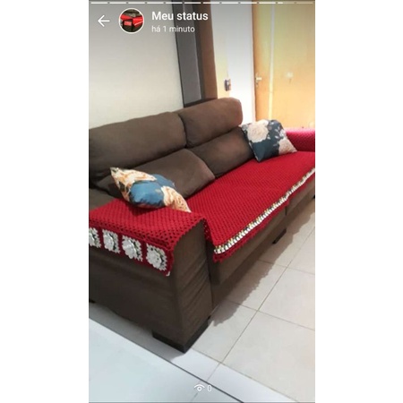 capa(crochê)para sofá | Shopee Brasil