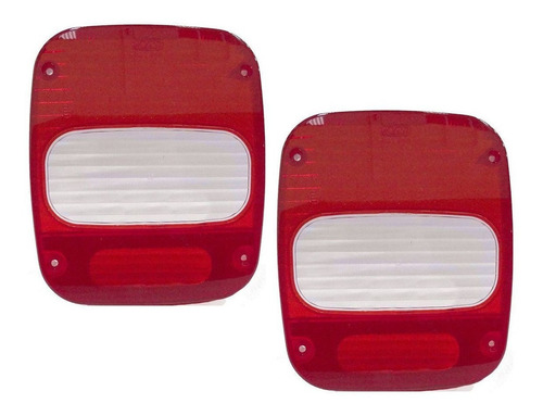 Par Lente Lanterna Traseira Marmitão Marmita Moderna Para Caminhão Ford VW Constellation Troller - Spare Parts and Accessories for Vehicles