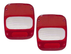 Par Lente Lanterna Traseira Lente Lanterna Marmita Marmitão Para Vw Ford Troller EDN