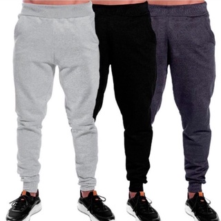 Calça Moletom Adulto Skinny Slin Sport Com Bolso Na Frente Unissex
