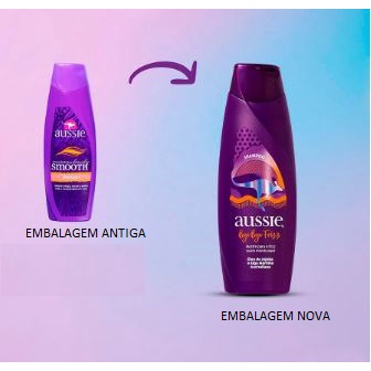 Shampoo Aussie Bye Bye Frizz Smooth 180Ml | Shopee Brasil
