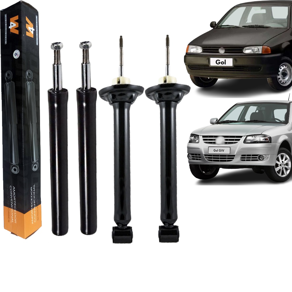 Kit Amortecedor Dianteiro/Traseiro VW Gol Parati Saveiro G2 G3 G4 ...