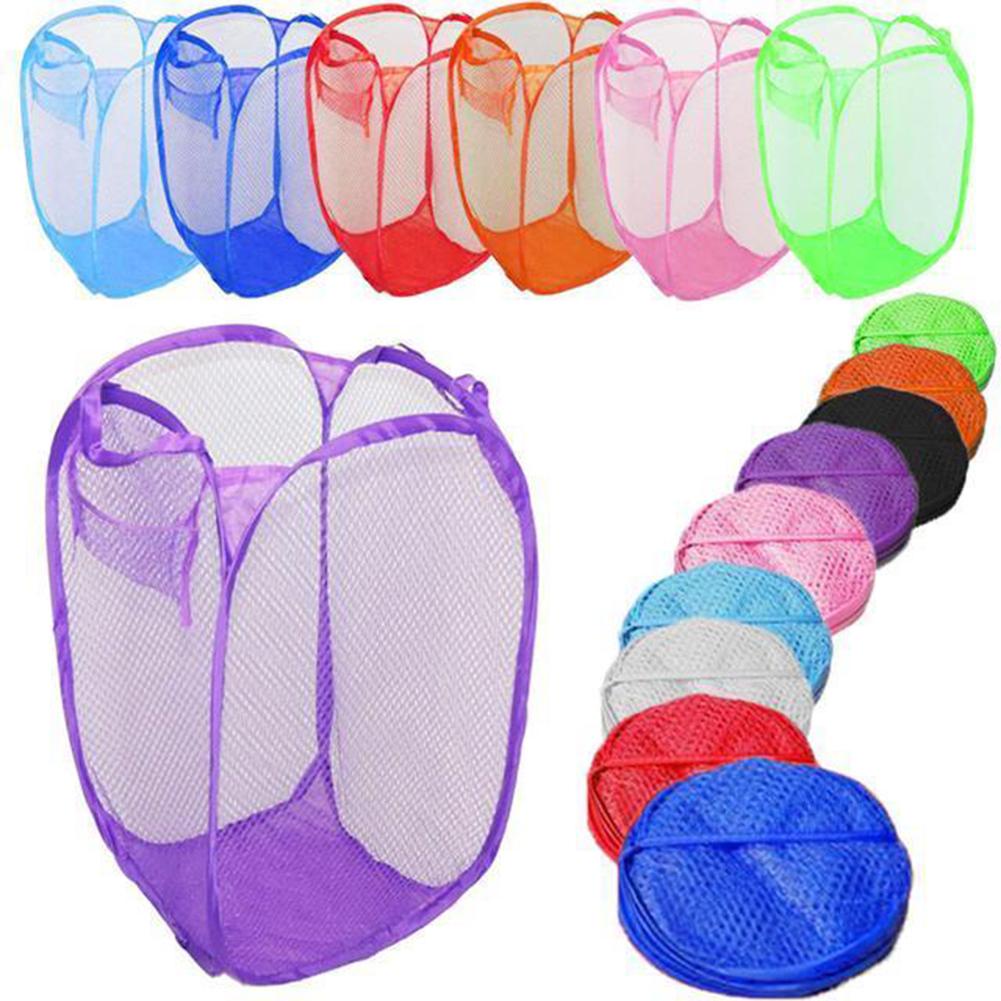 Cesto Roupas Multiuso Flexível Organizador Utilidades Domestica Dobrável COR ALEATORIA -30CMX46CM