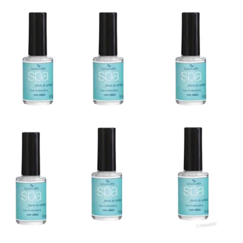 Base Fortalecedora Unhas Com Cálcio - Kit com 06 unidades Sofisticatto 9ml