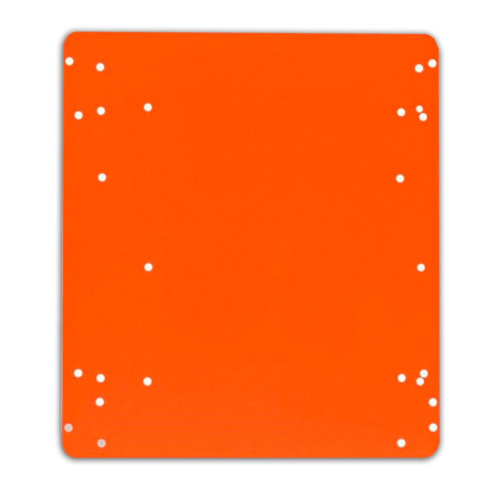 Placa de Montagem em Plástico ABS para Quadro Painel Caixa Passagem 185x164x3mm